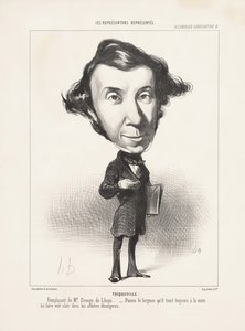 Tocqueville, 1849 door Honoré Daumier