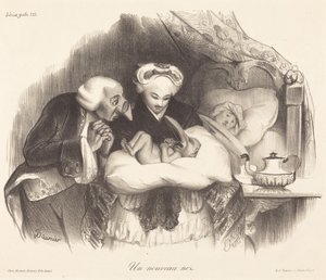 Een nieuwe neus door Honoré Daumier