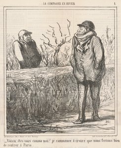 Buurt, ben je zoals ik?... door Honoré Daumier