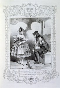 Illustraties over ideeën en legendes Philipon onder de titel Les Cent en Robert Macaire door Honoré Daumier