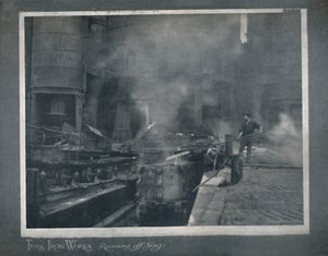 Tees IJzerwerken - Slak afvoeren, 1919