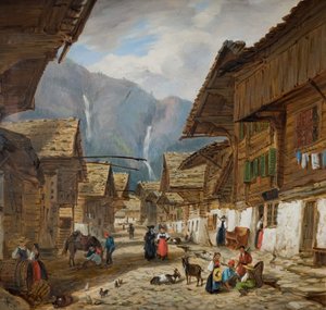 Andermatt, Zwitserland, 1880