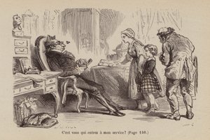 Illustratie voor Un Bon Petit Diable door Horace (after) Castelli