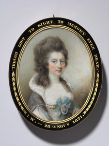 Portret van Lady Grace Anna Newenham, 1784 door Horace Hone