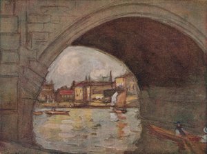 De rivier, Richmond, ca. 1910, 1918 door Horace Mann Livens