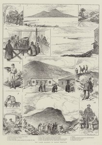 De kabelspoorweg op de Vesuvius door Horace Petherick