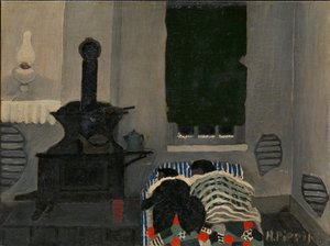 Slapend door Horace Pippin