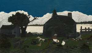 Hut in het Katoen, c. 1931-1937 door Horace Pippin