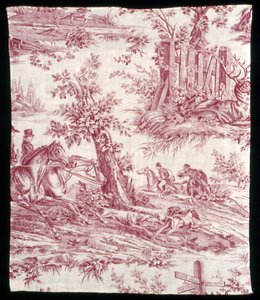 La Route de Jouy (De weg naar Jouy) (Woninginrichting) door Horace Vernet