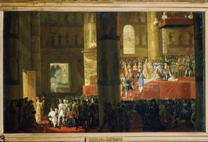 De kroning van keizerin Maria Feodorovna op 5 april 1797 (detail)