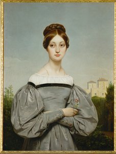 Louise Vernet, dochter van de kunstenaar ... door Horace Vernet
