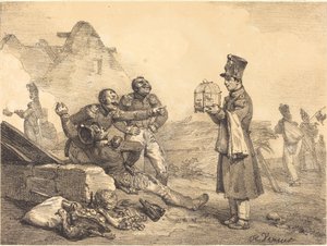 Mon Caporal, ik heb alleen dit kunnen krijgen door Emile Jean Horace Vernet