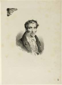 Portret van Pierre Guérin door Emile Jean Horace Vernet