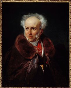Portret van de schilder Jean Baptiste Isabey (1767-1855) Schilderij door Emile genaamd Horace Vernet (1789-1863) 1828 door Emile Jean Horace Vernet