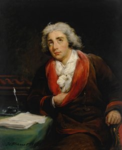 Portret van de dichter André Chénier 1762-1794, 1825