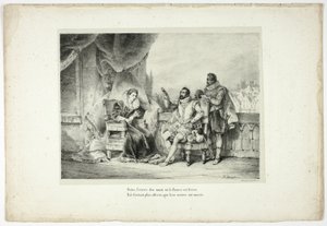 Koningin, de overdaad van het kwaad waaraan Frankrijk is onderworpen... door Horace Vernet