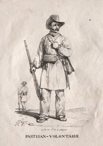 Vrijwillige Partizaan door Emile Jean Horace Vernet
