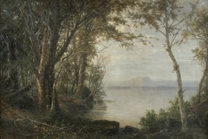 Mount Katahdin, Landschap met Meer en Berg