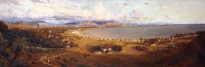 Uitzicht op Bombay vanuit het zuidoosten vanaf Malabar Hill