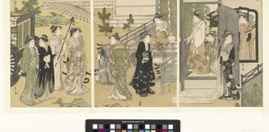 Het bezoek door Hosoda Eishi