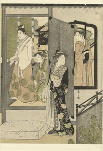 Het bezoek door Hosoda Eishi