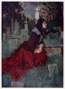 Illustratie voor Evangeline, Een Verhaal van Arcadie, door Henry Wadsworth Longfellow door Howard Chandler (after) Christy