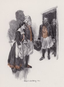 Illustratie voor Evangeline, Een Verhaal van Arcadie, door Henry Wadsworth Longfellow door Howard Chandler (after) Christy