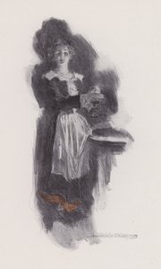 Illustratie voor Evangeline, een verhaal van Arcadie, door Henry Wadsworth Longfellow door Howard Chandler (after) Christy