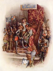 Edward, de Zwarte Prins, en de Orde van de Kousenband door Howard Davie