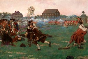 Het gevecht op Lexington Common, 19 april