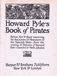 Titelpagina, uit Howard Pyles Book of Pirates gepubliceerd door Harper & Bros, 1921 door Howard Pyle