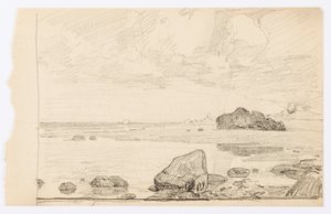 Zonder titel (kust) door Howard Russell Butler