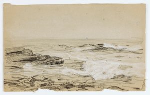 Zonder titel (kustlijn) door Howard Russell Butler