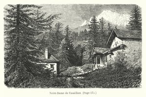 Illustratie voor Les Deux Robinsons de la Grande-Chartreuse door Hubert Clerget