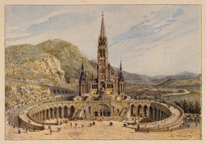 Notre-Dame van Lourdes door Hubert Clerget