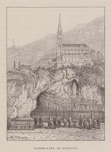 Notre-Dame De Lourdes door Hubert Clerget