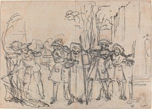 Hob Verrast door Sir Thomas met de Brief van Mr. Friendly door Hubert Francois Gravelot