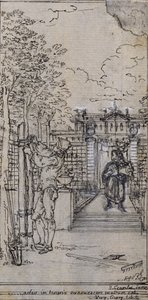 Studie voor vignet-frontispiece in Poncelet