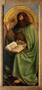 Johannes de Doper, detail van het Lam Gods door Hubert & Jan van (1390 1441) Eyck