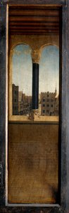 Paneel van de buitenkant van de linkerluik van het Gentse Altaarstuk door Hubert & Jan van (1390 1441) Eyck