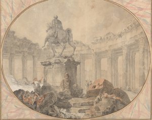 Ruiterstandbeeld van Marcus Aurelius, 1757