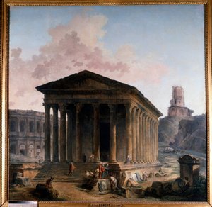 La Maison Carrée, Les Arènes en de Toren Magne in Nîmes