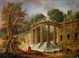 Paviljoen met de waterval, 1760