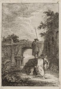 Plaat Acht uit Avonden in Rome, 1763-64