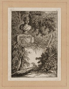 Plaat Twee uit Avonden in Rome door Hubert Robert