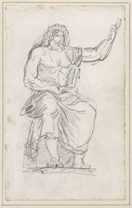 Standbeeld van Jupiter, Zittend [recto]