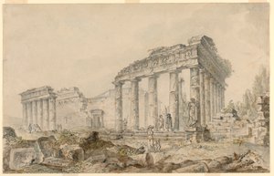 Tempel van Minerva, Athene, Griekenland