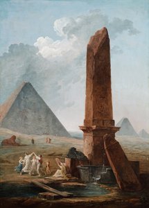 De Farandole tussen Egyptische monumenten