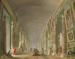 De Grote Galerij van het Louvre tussen 1801 en 1805
