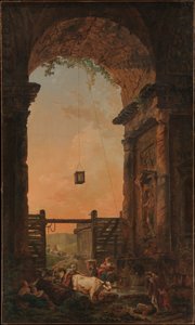  door Hubert Robert